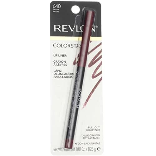 REVLON ColorStay Lipliner Pencil Raisin 640 0.02 oz (2-Pack) | Long-Lasting Definition thumbnail 3