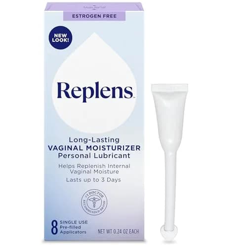 Replens Long Lasting Vaginal Moisturizer 8 Applicators | Estrogen-Free, 3-Day Hydration thumbnail 1