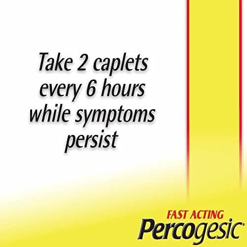 Percogesic Original Pain Relief 90 Coated Caplets | Aspirin-Free Fast Acting Relief for Headaches & Arthritis thumbnail 3