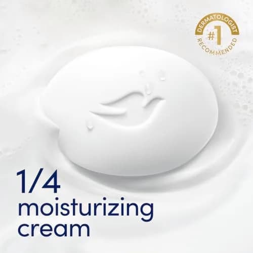 Dove Sensitive Skin Beauty Bar Soap 4 Bars (15 oz Total) | Hypoallergenic & Fragrance-Free Cleanser thumbnail 6