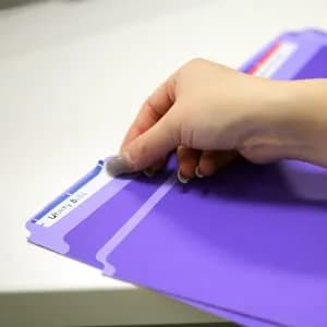 BAZIC PRODUCTS Color File Folders 6-Pack | Assorted Position 1/3-Cut Tabs thumbnail 8