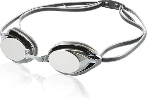 Speedo Unisex-Adult Swim Goggles Mirrored Vanquisher 2.0 | Wide Panoramic View with Anti-Fog & UV thumbnail 1