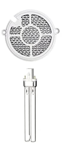 GermGuardian UV-C Replacement Bulb & TiO2 Disc for Air Sanitizer, White | 9W UV-C Bulb for Germ-Free Air thumbnail 1