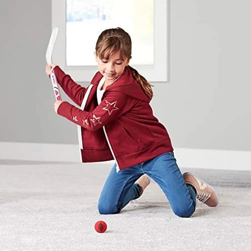 Franklin Sports NHL New Jersey Devils Mini Hockey Stick Set with Foam Balls | 2-Piece ABS Plastic thumbnail 5