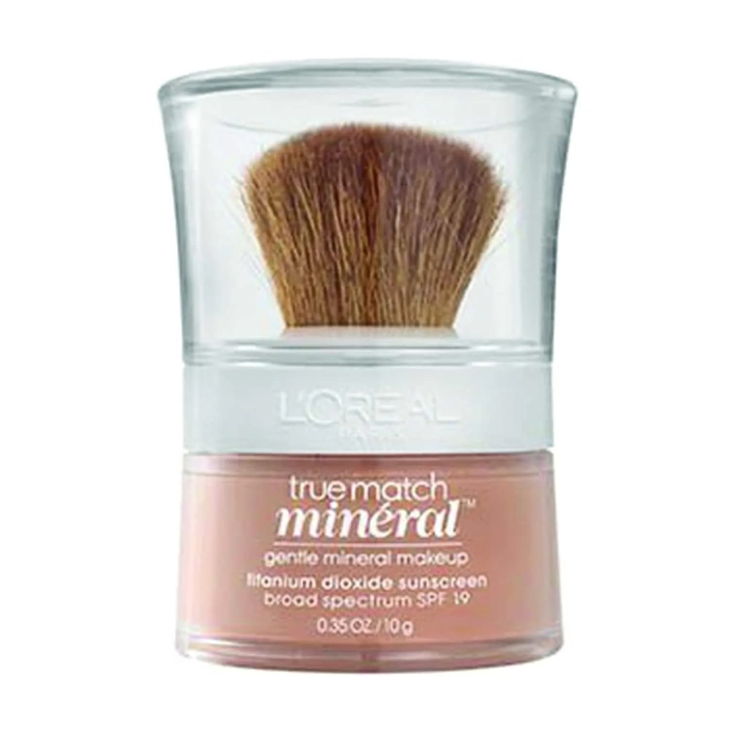 L'Oreal Paris True Match Mineral Loose Powder Foundation Light Ivory 0.35 oz (9.9 g) | SPF 19 Natural Finish — Nude Beige