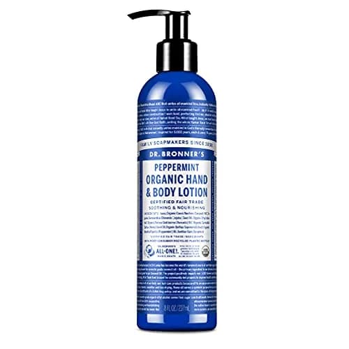 Dr. Bronner's Organic Peppermint Lotion 237ml (8 Fl Oz) | USDA Organic & Fair Trade Moisturizer thumbnail 1