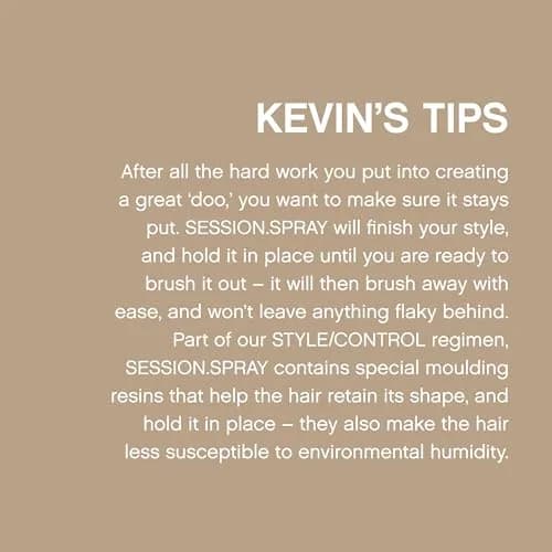 KEVIN.MURPHY SESSION.SPRAY Strong Hold Finishing Hair Spray 337ml (11.4 fl oz) | Humidity Resistant Flexible Hold thumbnail 6