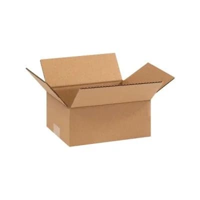 Box Partners 9 x 7 x 4" Corrugated Boxes | Solid Kraft Shipping Boxes thumbnail 3