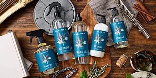 Caldrea Multi-Surface Countertop Spray Cleaner Basil Blue Sage 473ml (16 Fl Oz) | Plant-Based Odor Eliminator thumbnail 6