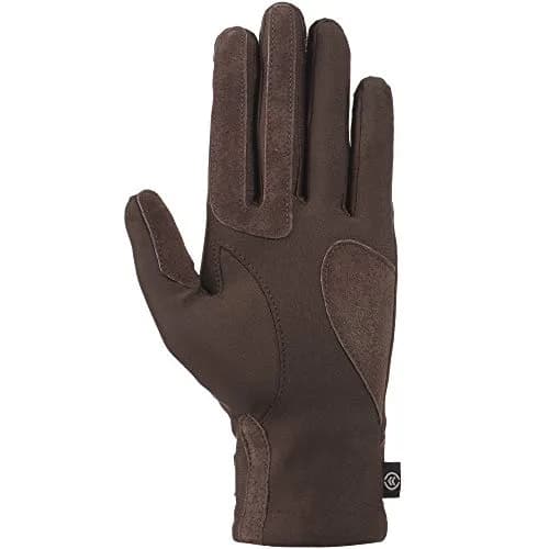 isotoner Signature Men's Stretch Cold Winter Gloves | Medium-Large, Brown, 0.12 kg (0.26 lb) thumbnail 7