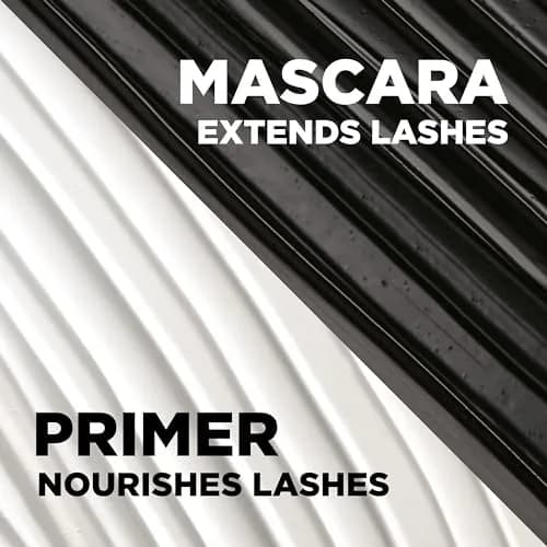 L'Oreal Paris Double Extend Tubing Mascara Black | Lengthening & Smudgeproof 2-Step Mascara thumbnail 6