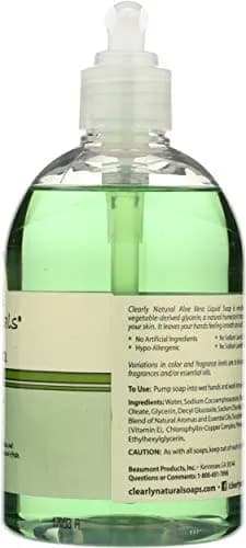 Clearly Natural Liquid Hand Soap with Aloe Vera 355ml (12 Fl Oz) | Gentle Cleanser for Sensitive Skin thumbnail 5