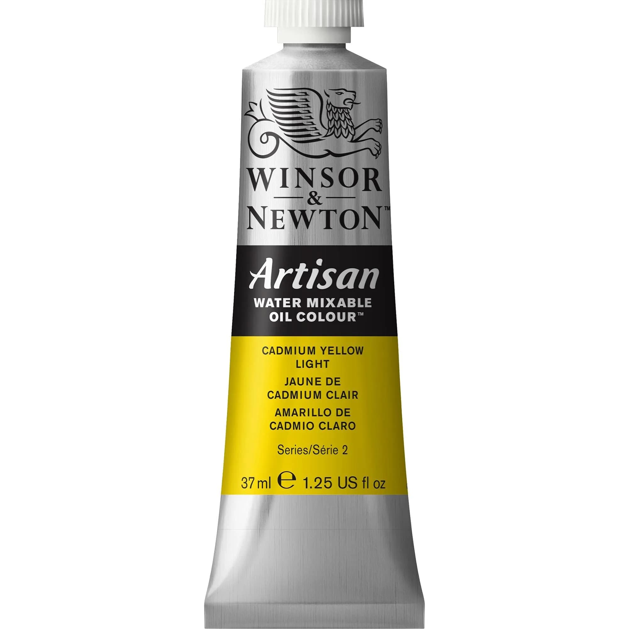 Winsor & Newton Artisan Water Mixable Oil Colour Prussian Blue 37ml (1.25 fl oz) | ASTM D4236 Certified — Cadmium Yellow Light
