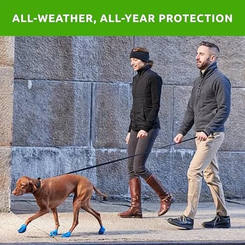 PawZ Rubber Dog Boots - Waterproof Non-Slip Dog Shoes for Hot Pavement, Tiny Size (12-Pack) thumbnail 6