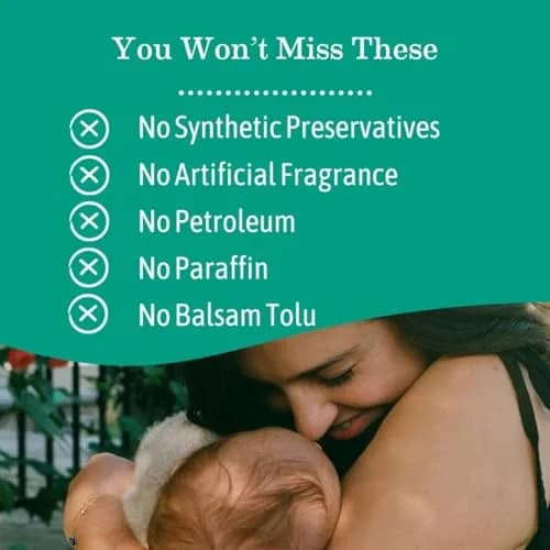 Earth Mama Organic Diaper Balm 60ml (2 Fl Oz) | EWG Verified, Petroleum & Fragrance-Free for Sensitive Skin (3-Pack) thumbnail 3