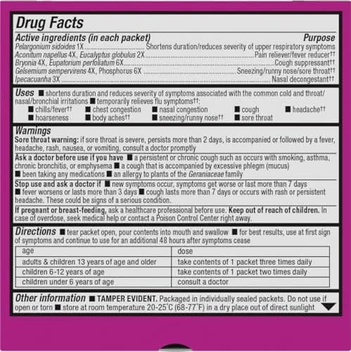 Nature's Way Umcka Cold & Flu Relief FastActives Berry Powder 10 Packets | Homeopathic Multi-Symptom Relief thumbnail 9