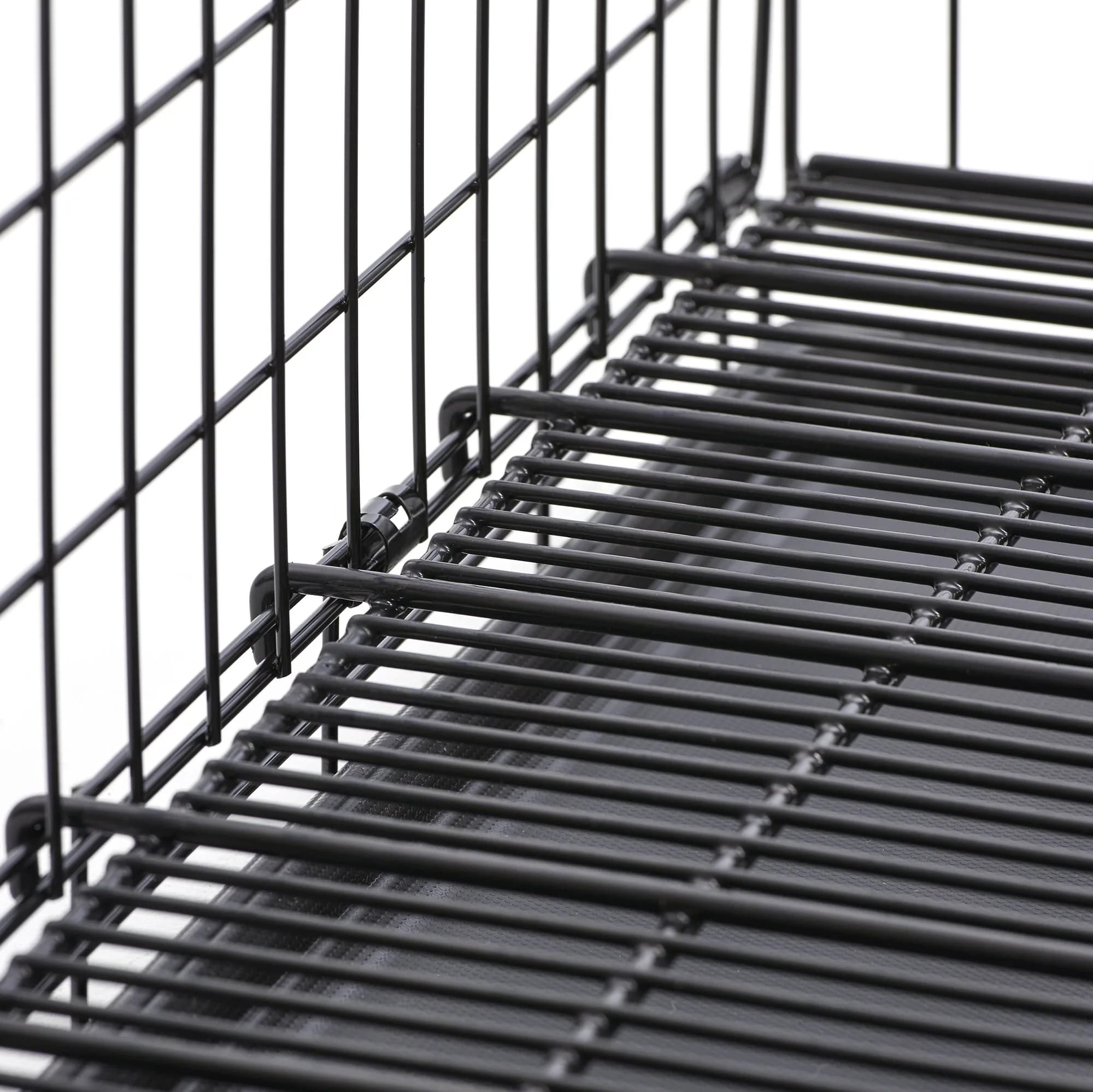 MidWest Homes for Pets Floor Grid for Dog Crate; Elevated Floor Grid Fits Models 1336TD, 1536, 1536DD, 436, 436DD, 1936, 1936DD, 1636/1636DD CURVED SLIDE BOLT LATCH, Black; Model FG36B thumbnail 4