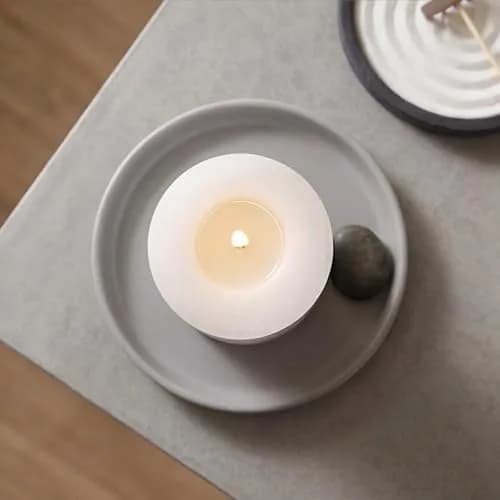 Aroma Naturals Patchouli & Frankincense Pillar Candle 6.4cm x 10.2cm | Natural Essential Oil Aromatherapy thumbnail 6