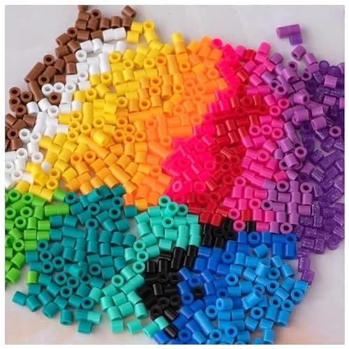 Perler Assorted Fuse Beads Kit with Storage Tray & Pattern Book, Multicolor, 4001pcs | Arts & Crafts for Kids & Adults thumbnail 3