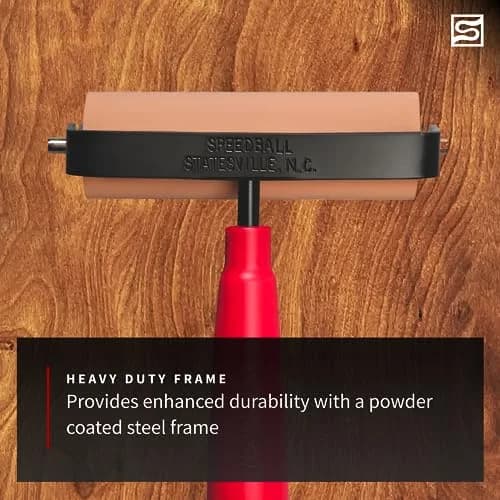 Speedball Soft Rubber Brayer 1.5-Inch | Printmaking, Gel & Block Printing Roller | 3.81 cm (1.5-Inch) thumbnail 8