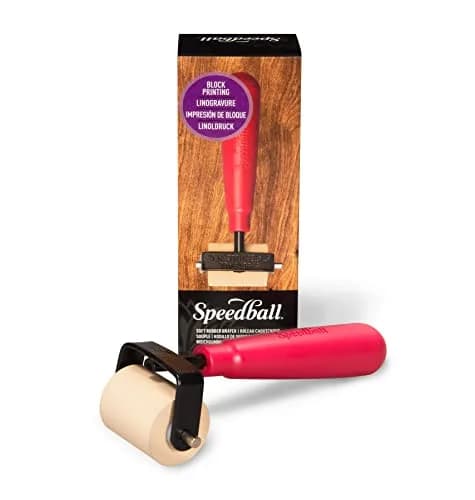 Speedball Soft Rubber Brayer 1.5-Inch | Printmaking, Gel & Block Printing Roller | 3.81 cm (1.5-Inch) thumbnail 2