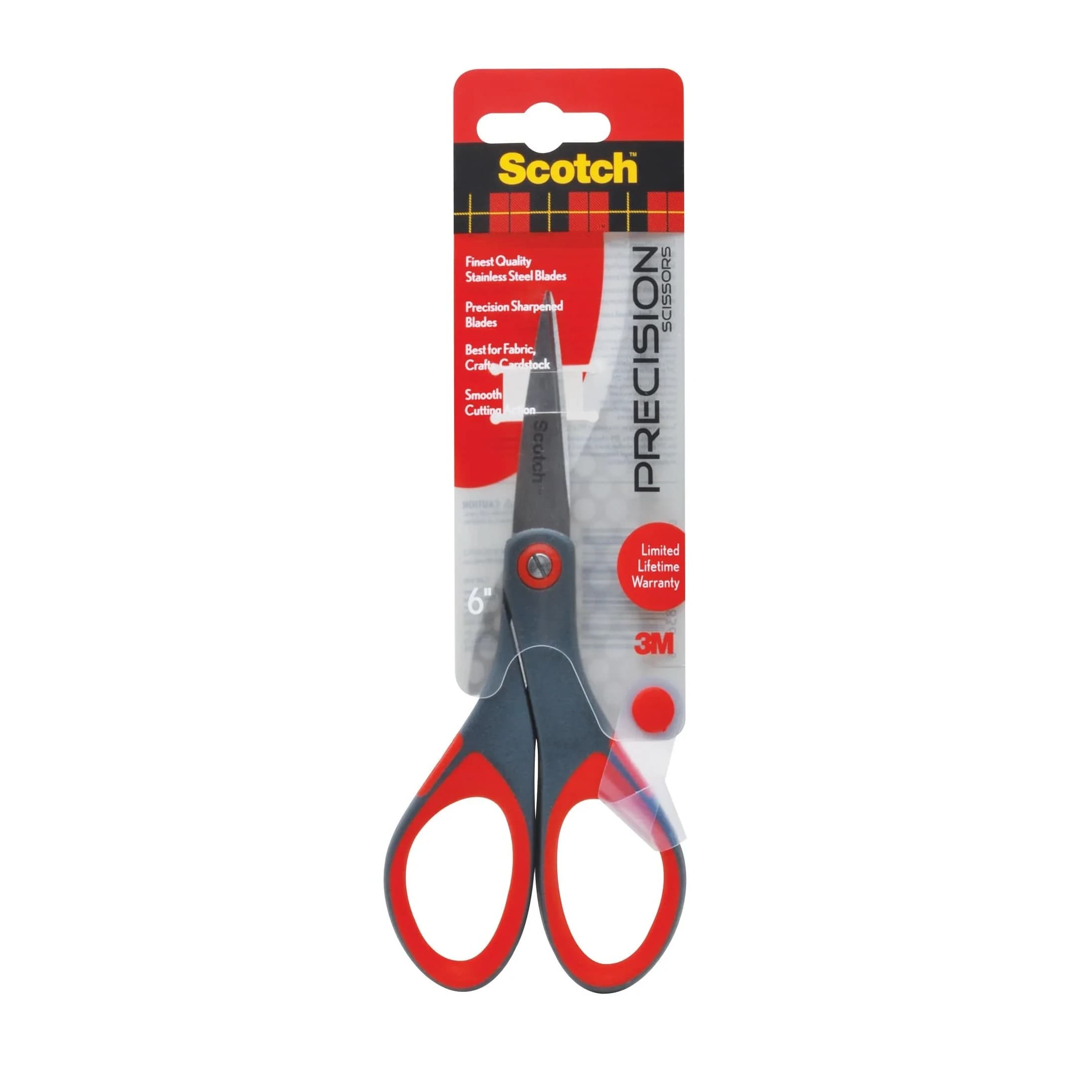 Scotch Precision Scissors 6-Inch (15.24 cm) | Professional Quality Stainless Steel Blades - main product image