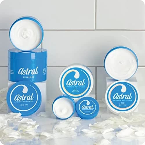 ASTRAL Moisturising Cream 50ml | Sensitive Skin Hydration & Not Tested On Animals thumbnail 3