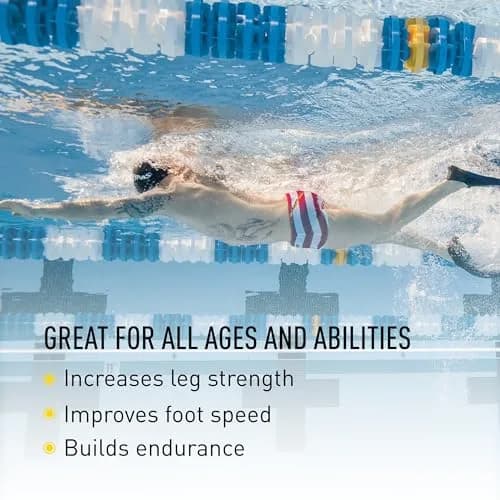 FINIS Long Floating Swim Fins XS (25cm / 11in) | Improves Kick Technique & Body Position thumbnail 6