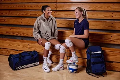 Mizuno LR6 Volleyball Kneepads White Medium | Patella, Lateral & Medial Protection thumbnail 2