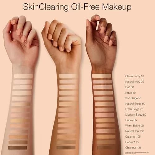 Neutrogena SkinClearing Oil-Free Liquid Foundation 29.57ml (1 fl. oz) | Fights Breakouts & Controls Shine thumbnail 6
