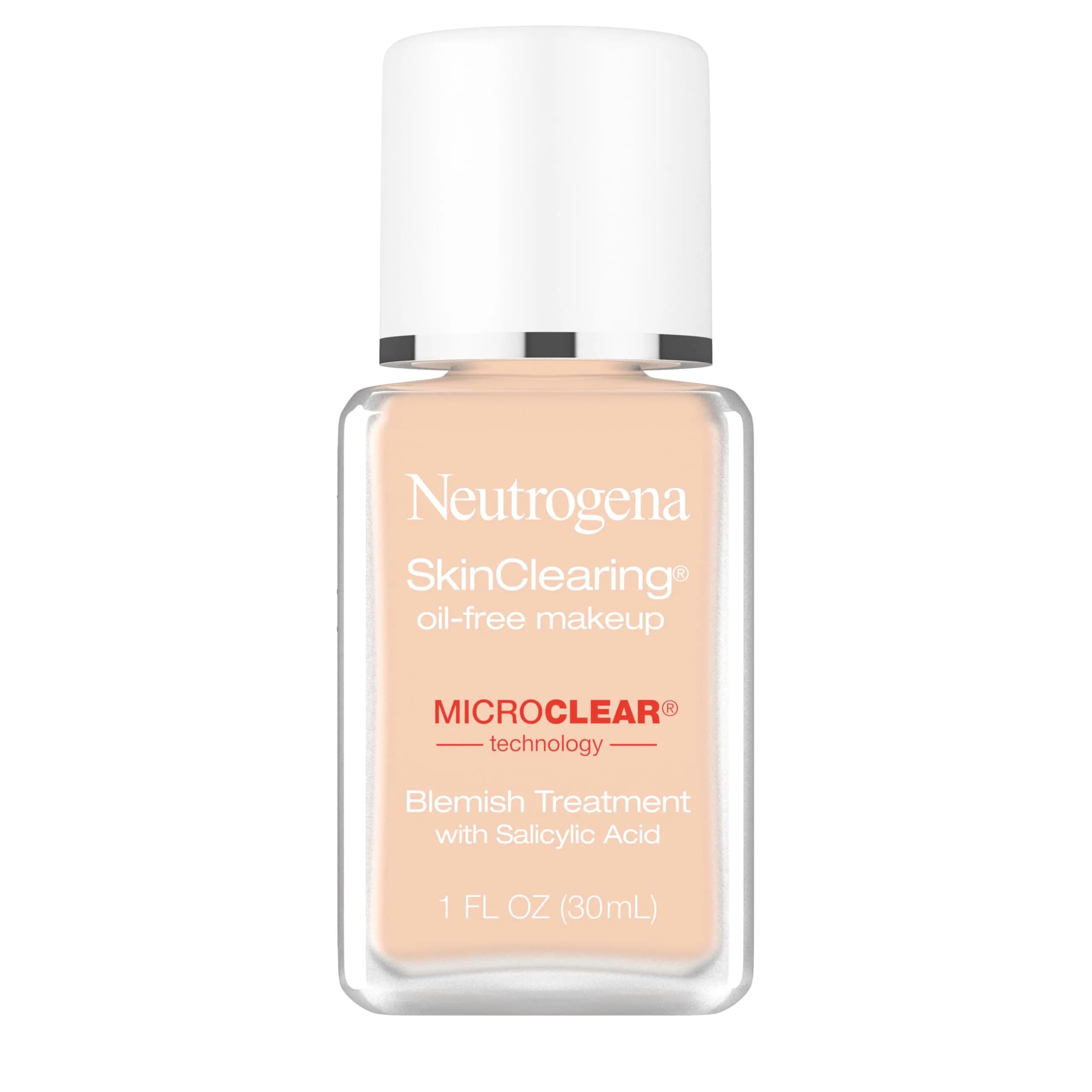 Neutrogena SkinClearing Oil-Free Liquid Foundation 29.57ml (1 fl. oz) | Fights Breakouts & Controls Shine - main product image