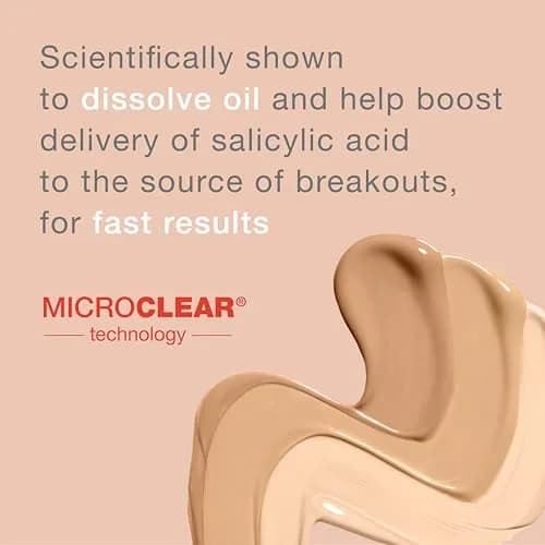 Neutrogena SkinClearing Oil-Free Liquid Foundation 29.57ml (1 fl. oz) | Fights Breakouts & Controls Shine thumbnail 3