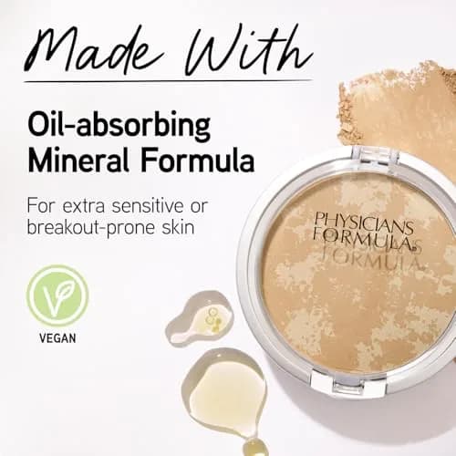 Physicians Formula Mineral Wear Talc-Free Face Powder, Buff Beige | Light Coverage Mineral Makeup for Sensitive Skin thumbnail 3