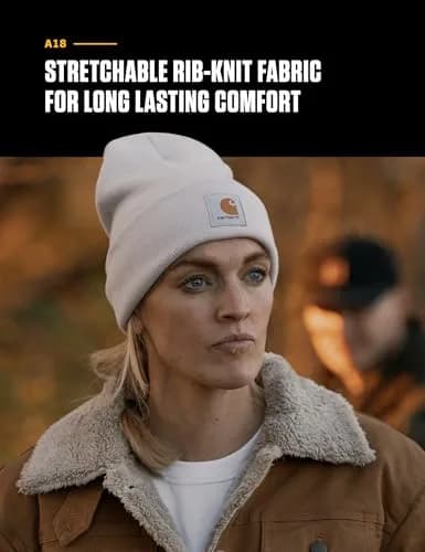 Carhartt Men's Knit Cuffed Beanie, Brite Lime | Dependable Warmth & Classic Style (70-120 chars) thumbnail 4