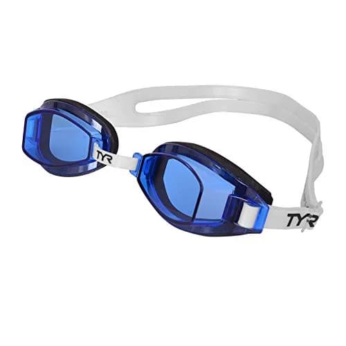 TYR Team Sprint Performance Goggle (Blue) | Universal Fit for Water Sports thumbnail 1