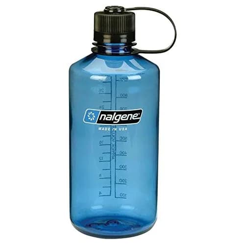 Nalgene Tritan Narrow Mouth BPA-Free Water Bottle, Slate Blue, 32 oz | Leak-proof, Impact-Resistant, Easy to Clean thumbnail 1