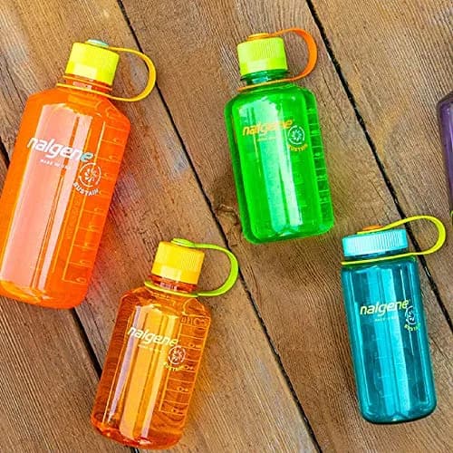 Nalgene Tritan Narrow Mouth BPA-Free Water Bottle, Slate Blue, 32 oz | Leak-proof, Impact-Resistant, Easy to Clean thumbnail 2