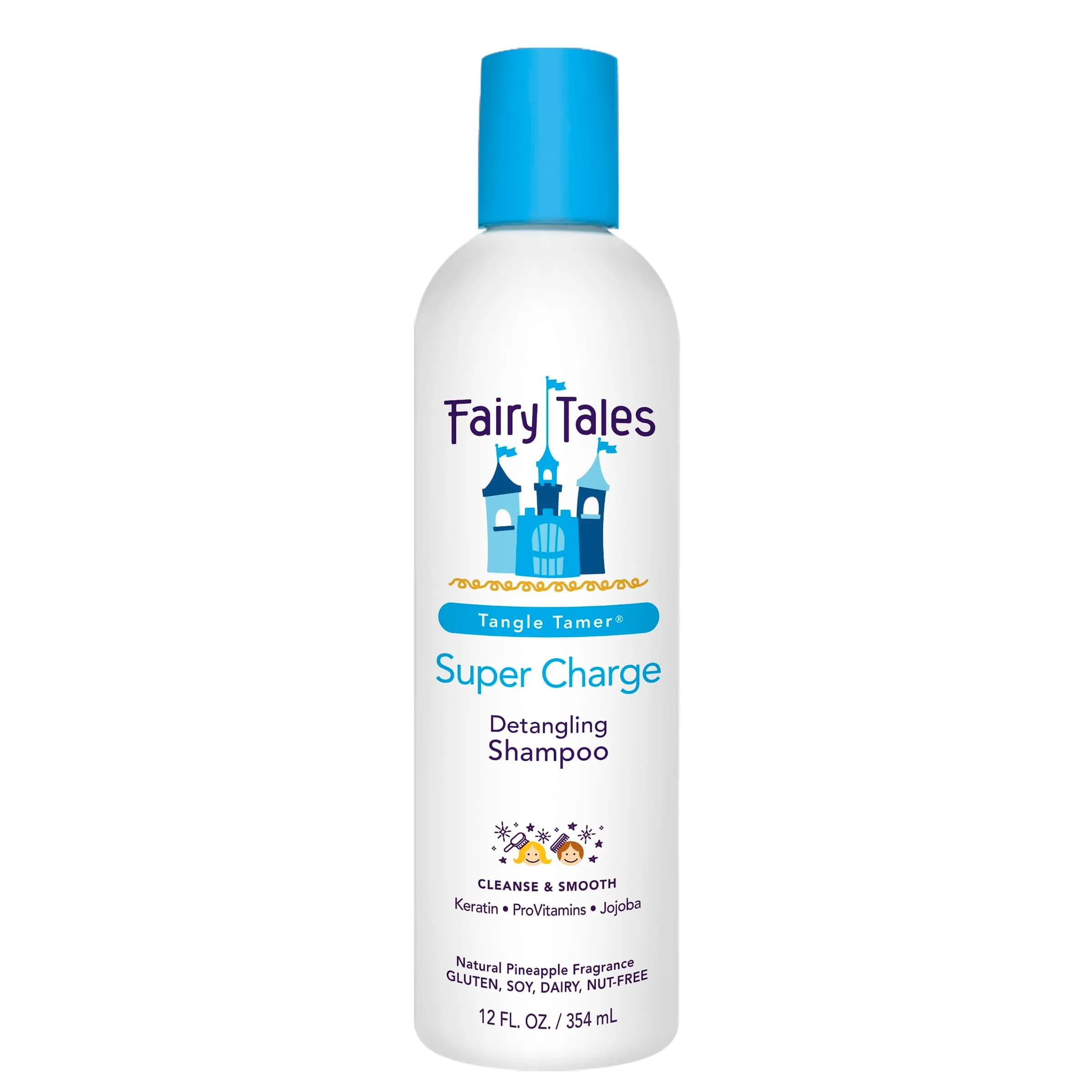 Fairy Tales Tangle Tamer Detangling Shampoo for Kids - Ultra Moisturizing & Anti Frizz - 12 Oz | Paraben & Sulfate Free