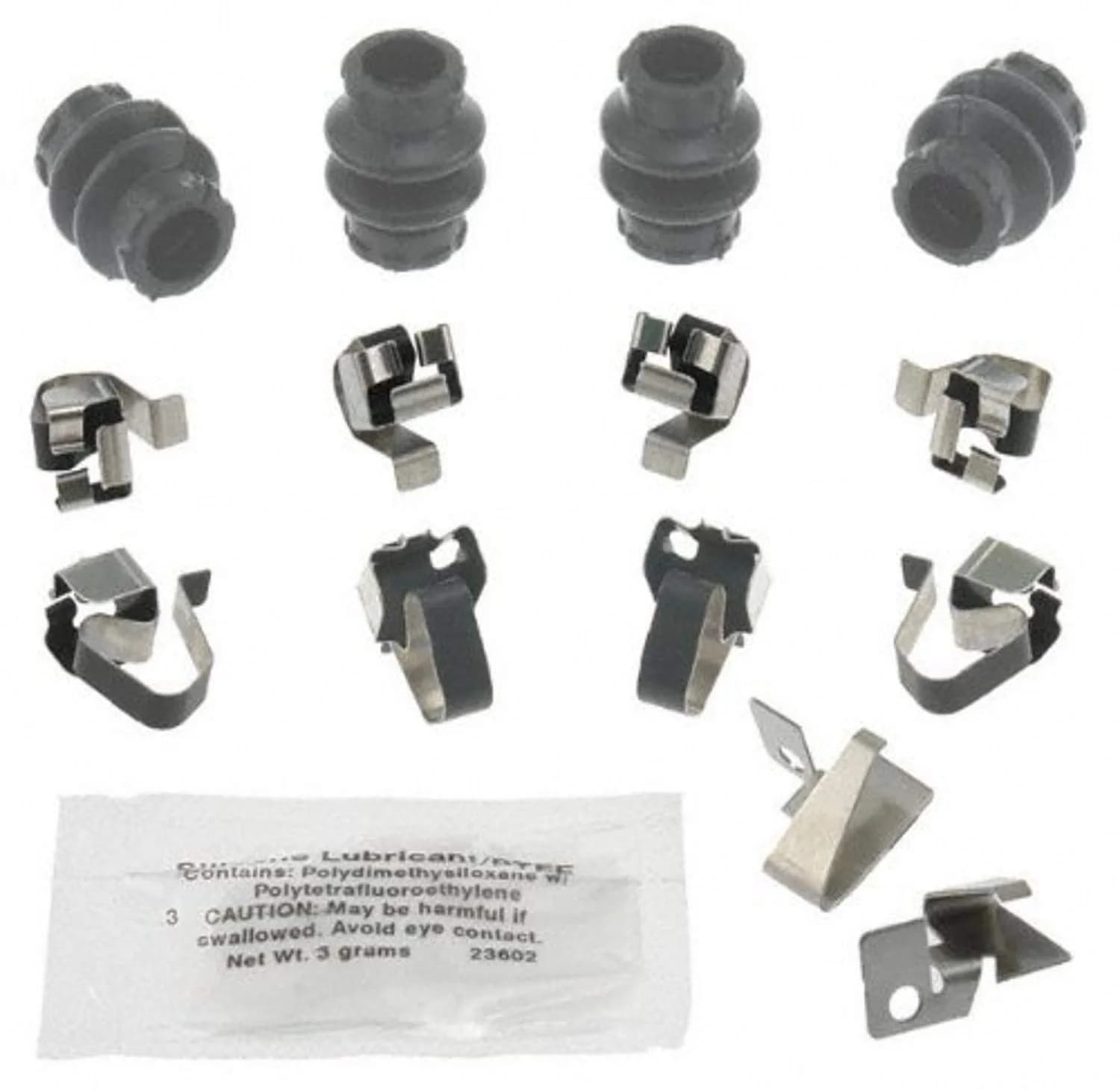 Raybestos H5784A Professional Grade Disc Brake Caliper Hardware Kit for Rear Axle | Includes Mounting Brackets & Hardware — Multi