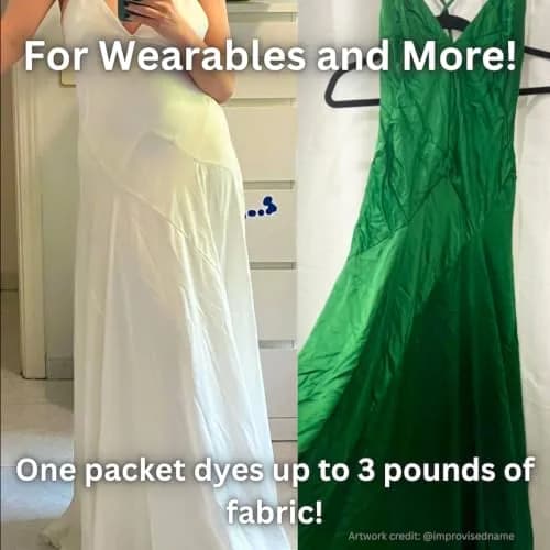 Jacquard iDye Poly with Color Intensifier for Polyester, Nylon, Acrylic & Plastic | No Mess Synthetic Fabric Stovetop Dye thumbnail 5