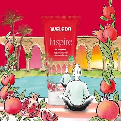 Weleda Replenishing Pomegranate Body Wash 6.8 Fl Oz | Gentle Plant Rich Cleanser for Soft Skin thumbnail 3