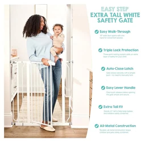 Regalo Safety 36" Extra Tall Baby Gate | Child & Pet Safety for Doorways & Stairs thumbnail 4