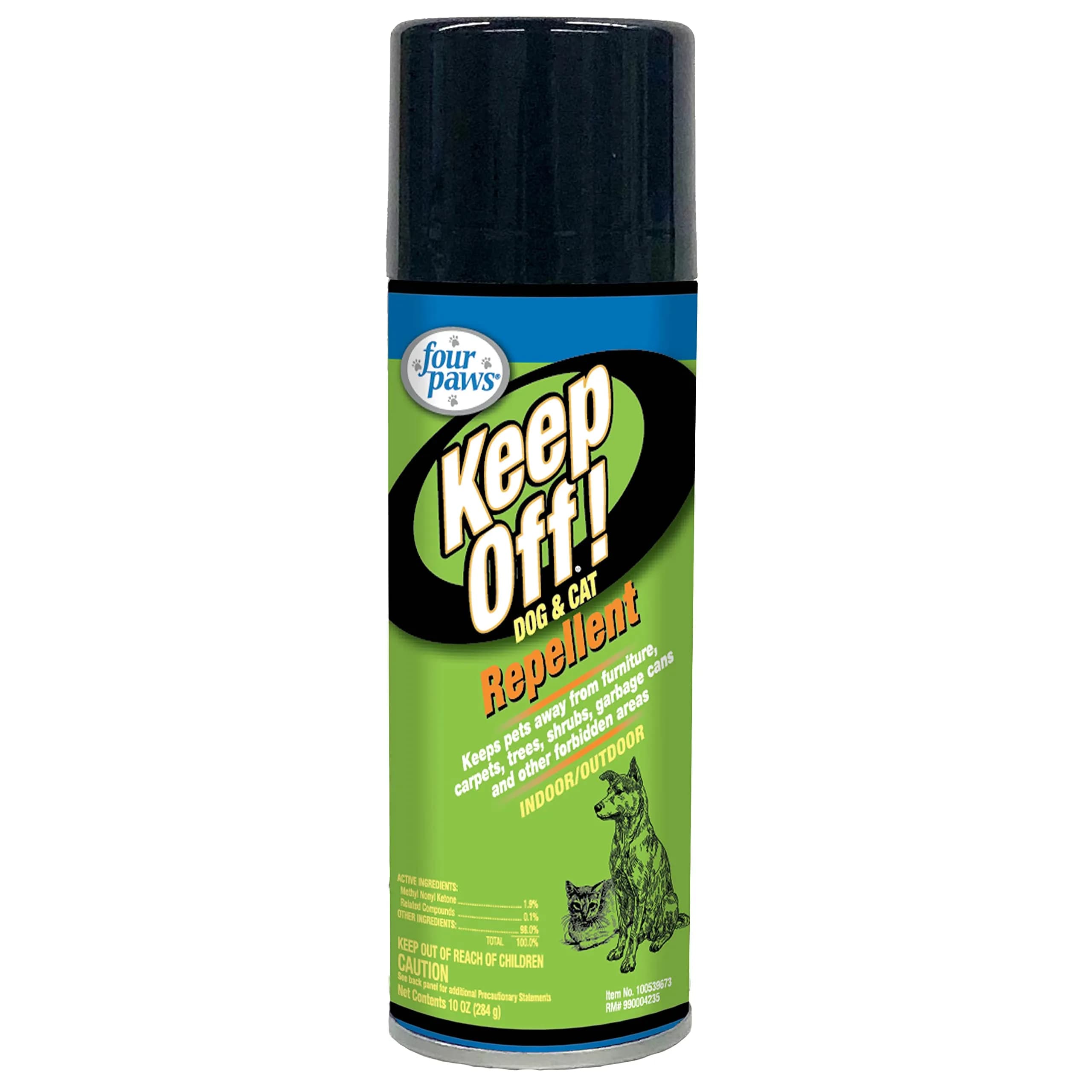 Four Paws Keep Off! Pet Repellent Spray for Outdoors & Indoors, Dog & Cat Chew & Scratch Deterrent, 296ml (10 fl oz)