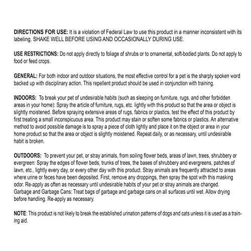 Four Paws Keep Off! Pet Repellent Spray for Outdoors & Indoors, Dog & Cat Chew & Scratch Deterrent, 296ml (10 fl oz) thumbnail 4