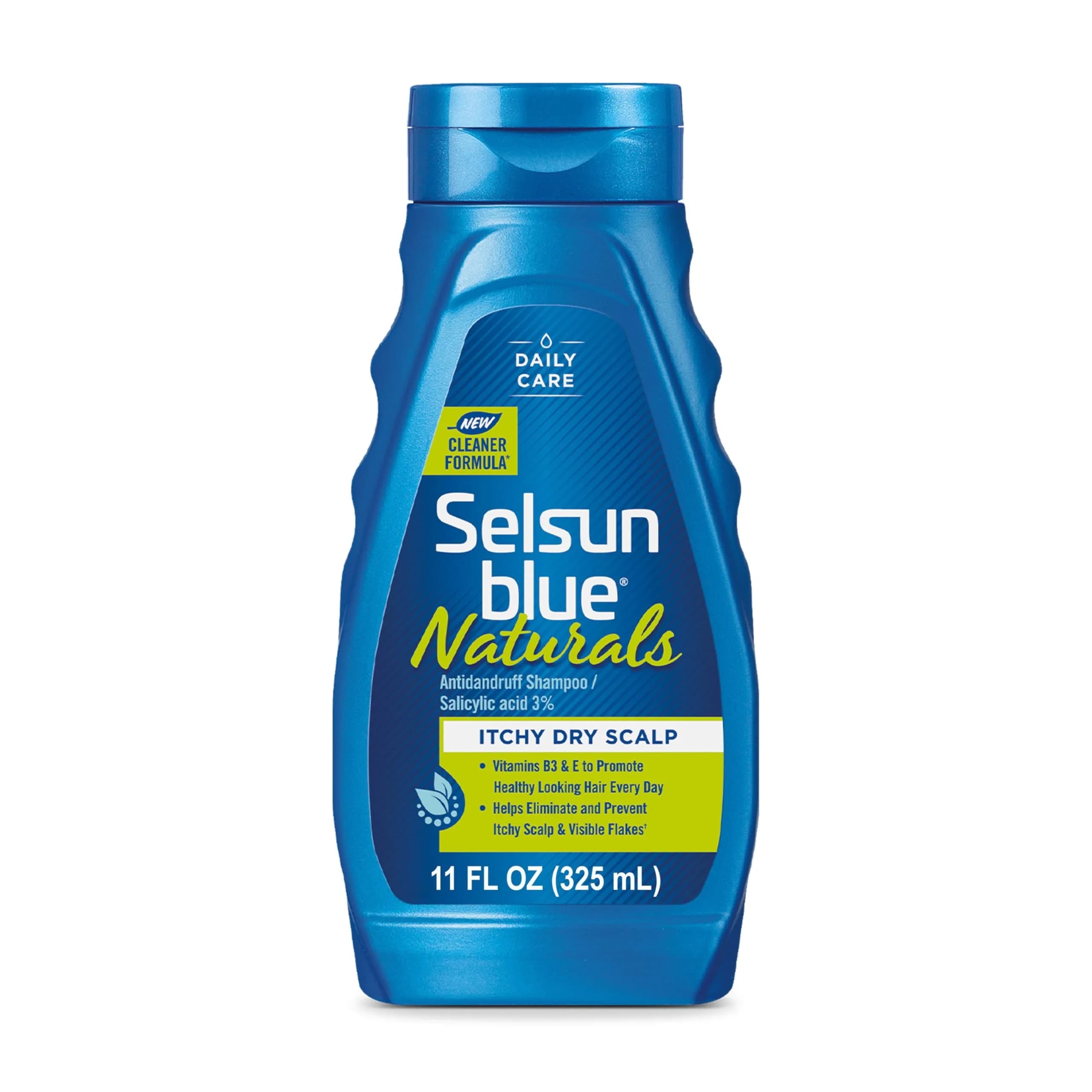 Selsun Blue Naturals Itchy Dry Scalp Antidandruff Shampoo 11 fl. oz. | Controls scalp psoriasis, relieves itching, free from harmful chemicals — 11 Fl Oz