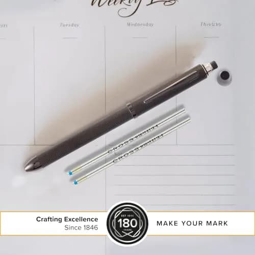 Cross Mini Ballpoint Pen Refill, Blue, Medium Point, 2-Pack Set | Smooth Ink Flow, Fade-Resistant thumbnail 3