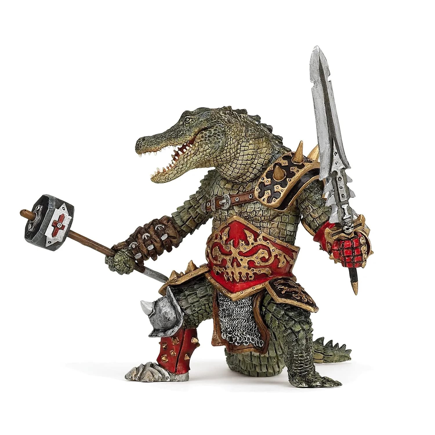 Papo Green Mutant Crocodile Figurine | Fantasy Collection Kids Toy Ages 3+ - main product image