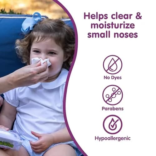 Boogie Gentle Saline Nose Wipes Fresh Scent | Hypoallergenic & Alcohol-Free for Babies & Kids (30 Count Pack of 3) thumbnail 5