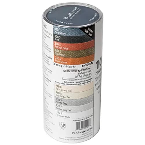 PanPastel Artist Pastels Drawing Set 10 Color | Professional Artist Pastels Unique Pan Format thumbnail 1