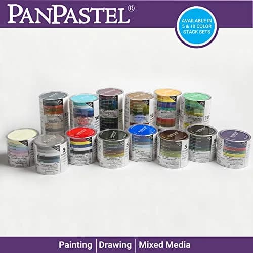 PanPastel Artist Pastels Starter Set 5 Color 90g (3.17oz) | Professional Artist Pastels thumbnail 4